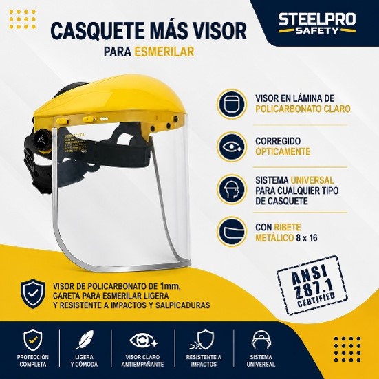 Casquete Visor